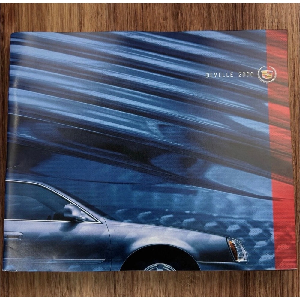 2000 Cadillac DeVille Sales Brochure Original Luxury Car Catalog Booklet 00